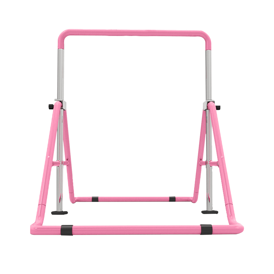 Gymnastics Horizontal Bar Kids Pull-Ups Equipment Home Fitness Training Adjustable Folding Exercise Tools - MRSLM