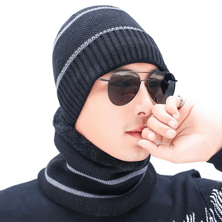 Fashion Simple Men'S Wool Knitted Hat