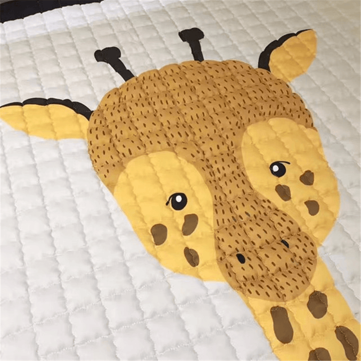 195 X 145Cm Cute Animal Soft Rectangle Baby Kid Play Mat Activity Crawling Blanket