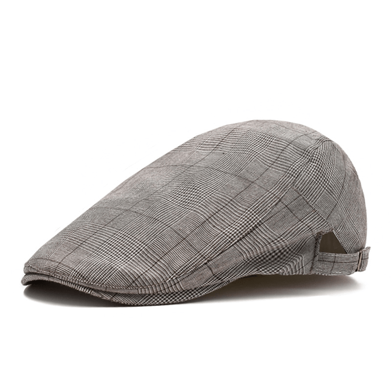 Mens Outdoor Summer Breathable Lattice Beret Hat - MRSLM