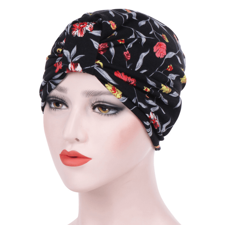 Women Summer Muslin Cotton Beanie Hat - MRSLM