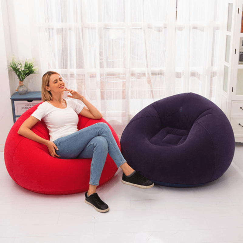 Large Pouf Lazy Sofas Lounger Couch Living Room Furniture Beanbag Tatami