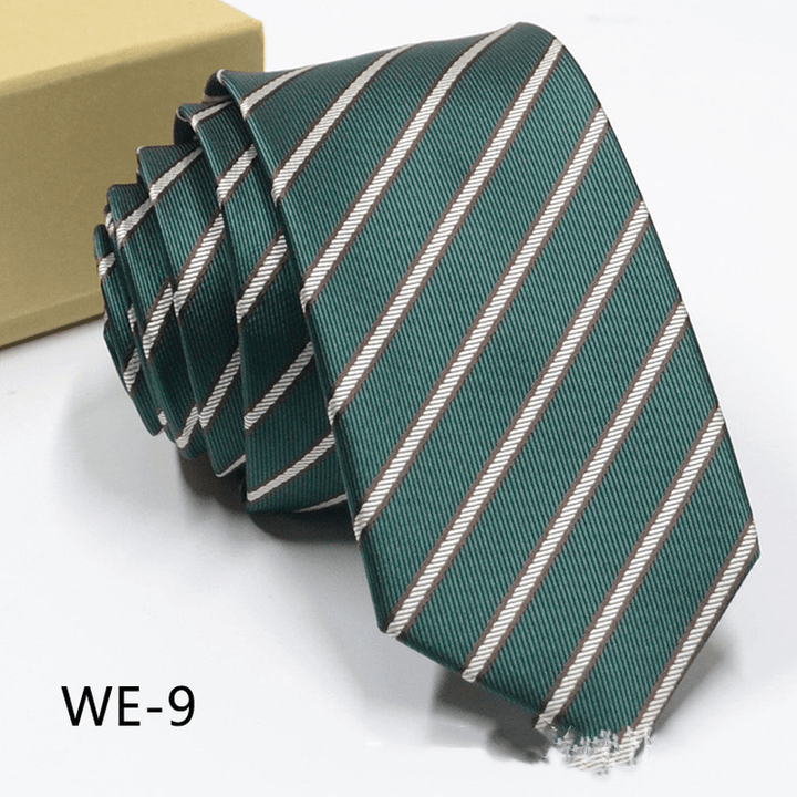 6CM Trendy Men'S 1960 Needle Fine Made Nano Waterproof Tie