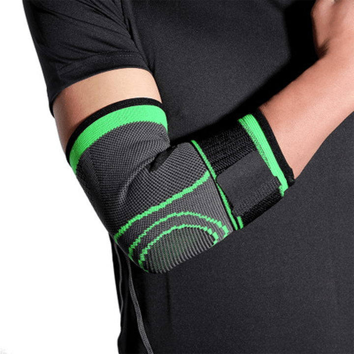 1PC Kyncilor Elasticity Breathable Elbow Support Sports Fitness Weight Lifting Basketball Elbow Brace Protective Gear