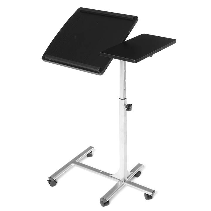 Douxlife¬Æ DL-RT01 Laptop Desk Rolling Table Height Adjustable Tiliting MDF Steel Frame for Home Office