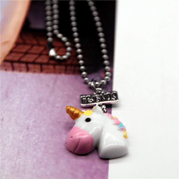 Unicorn BF Necklace Pendant