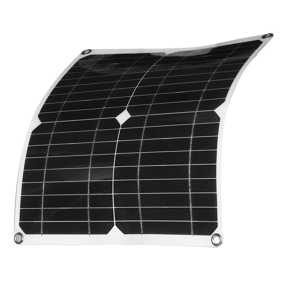 40W Solar Panel Dual USB 30A Controller Solar Cell for Yacht RV Battery Charger