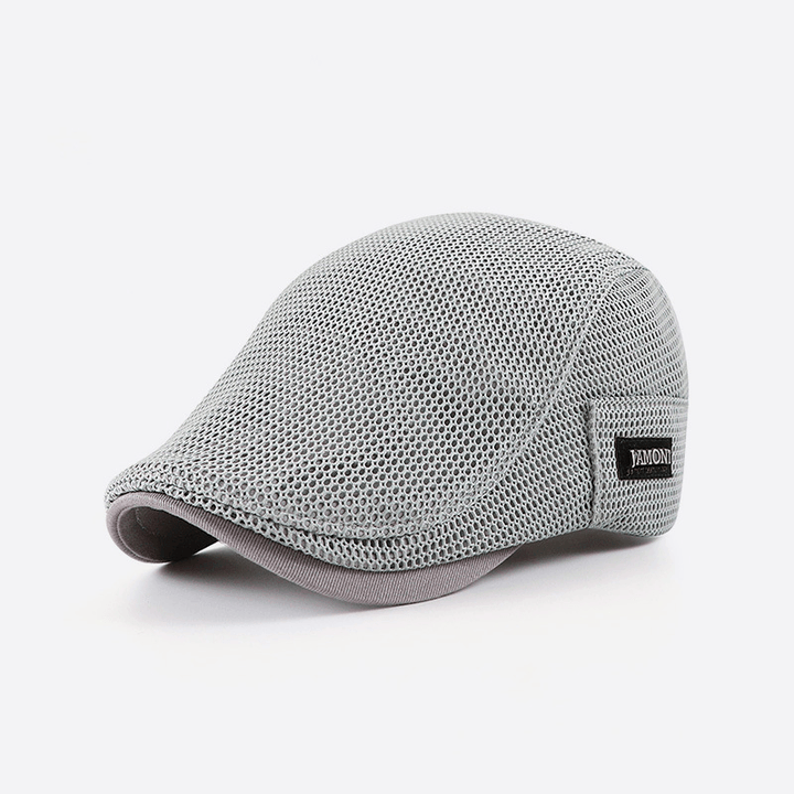 New Style Caps Men'S Mesh Breathable Beret Women'S