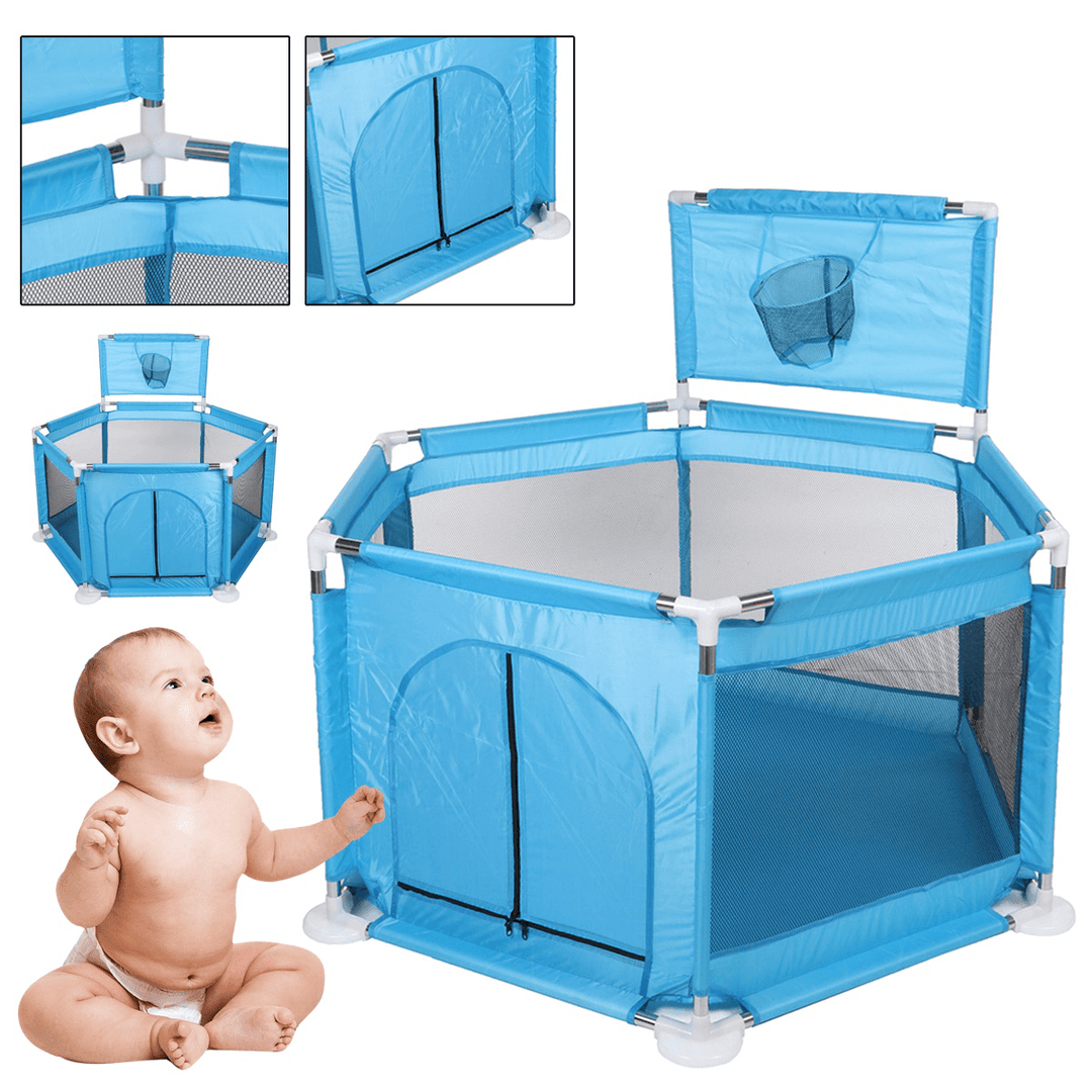 Baby Portable Children'S Playpen Folding Child Fence Child Safety Barrier Ball Pool Kids Bed Fence Playpen Dry Pool for Children