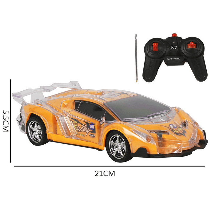 Four Way Remote Control Car Model Fall Resistant Childrens Toy