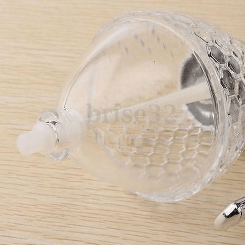 200ML Acrylic Clear Pot Honey Dispenser Container Hive Spice Holder Bee Bottles