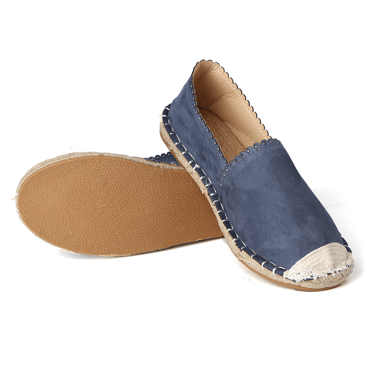 Women Casual Comfy Breathable Espadrille Flat Slip on Flats