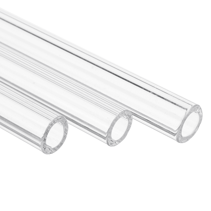 10Pcs Length 100Mm OD 7Mm 2Mm Thick Wall Borosilicate Glass Blowing Tube Lab Factory School Home