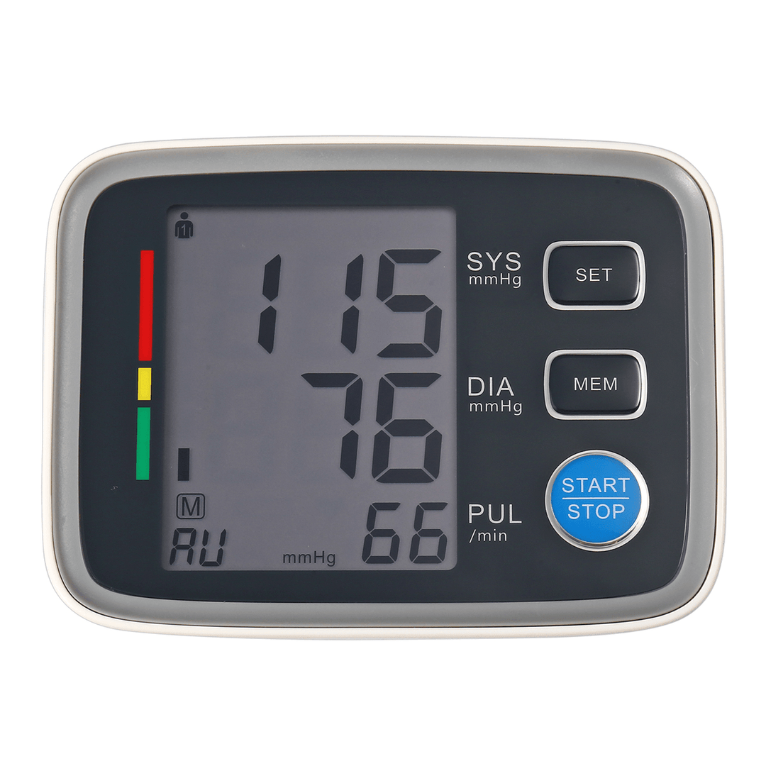 Blood Pressure Monitor LCD Display Blood Pressure Machine Pressure Monitor Large Cuff Digital Measure Blood Pressure Memories