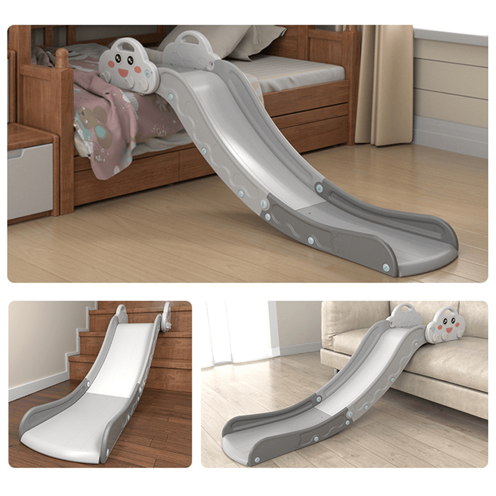 151Cm Large Kids Play Slide Indoor Children Activity Playground Baby Home Amusement Park for 2-5 Years Old