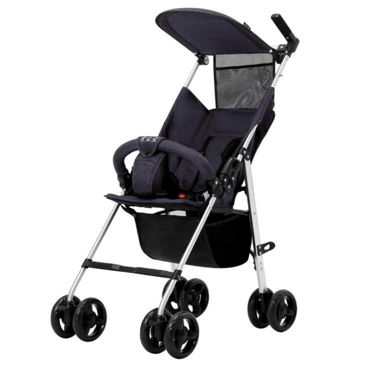 Foldable Baby Stroller Kid and Infant Pushchair Lightweight Child Safety Seat