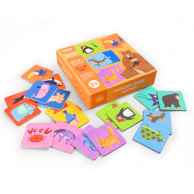 Puzzle Memory Matching Card Wild Animal Early Education Memory