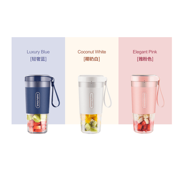 Morphy Richards 700W 300Ml Fruit Juicer Bottle Portable DIY Magnetic Charging Electric Juicing Extracter Cup Machine Outdoor Travel From