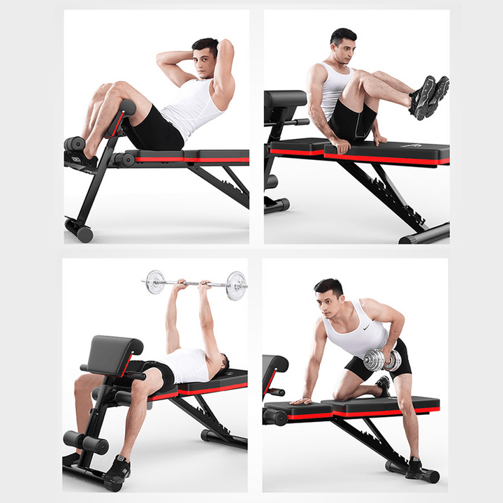 5-In-1 Adjustable Bench Dumbbell Stool Abdominal Training Exercise Bench Fitness Home