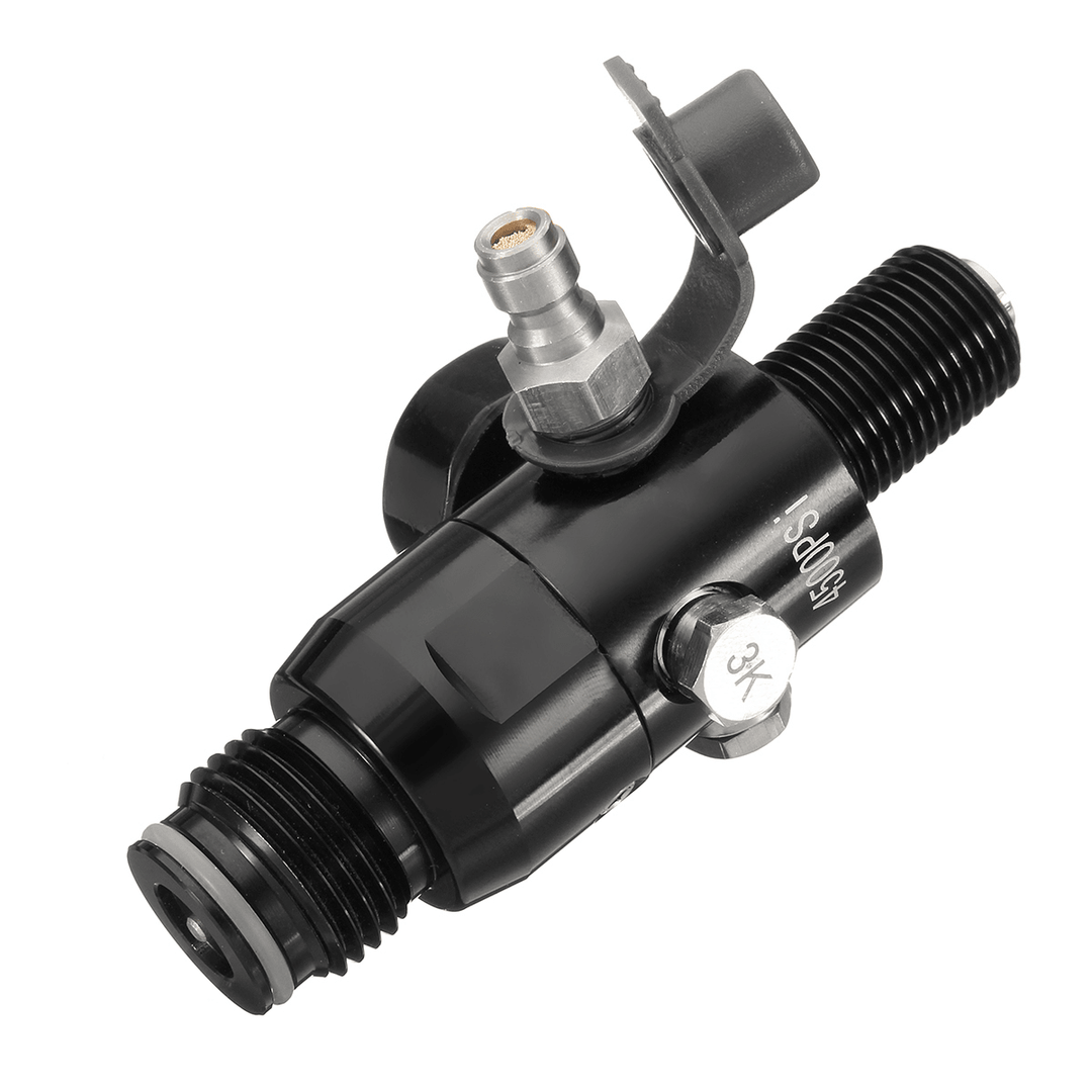 5/8"-18UNF Thread Paint Valve Ball Regulator Input 4500Psi HPA Air Tank Output 1800Psi Ball Valve