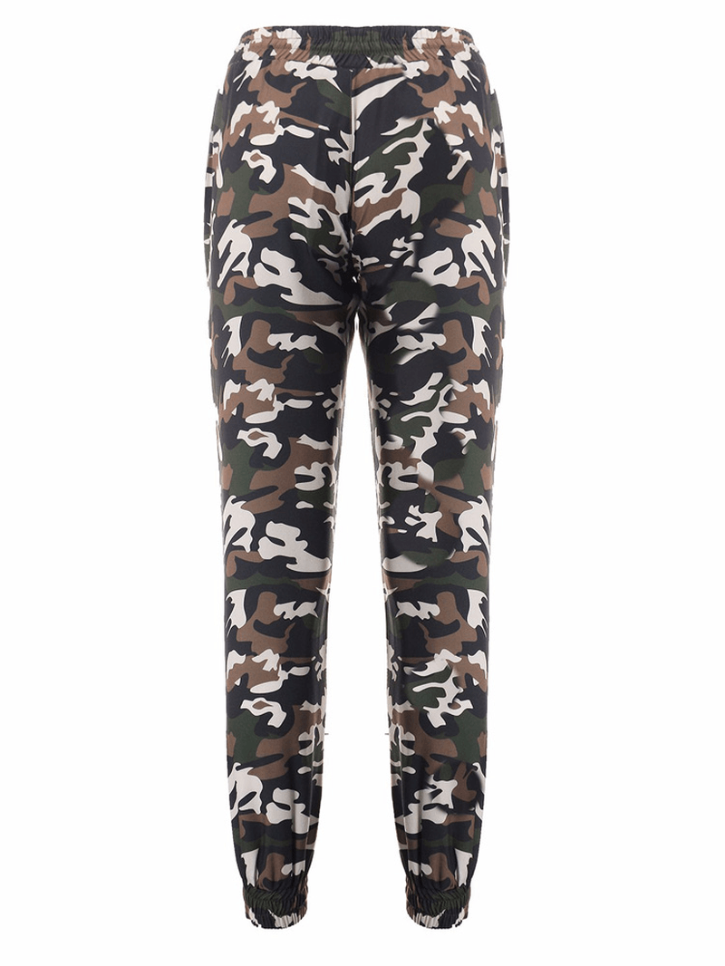 Casual Women Skinny Camouflage Pants