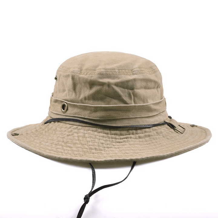 Unisex Foldable Cotton Washed Bucket Hat