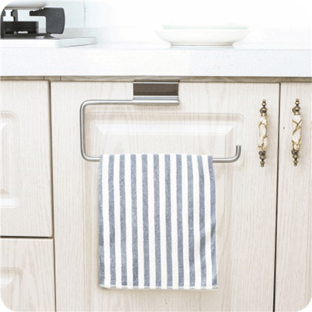 Paper Roll Towel Holder Kitchen Cabinet Drawer Storage Hanger Shelf Rack