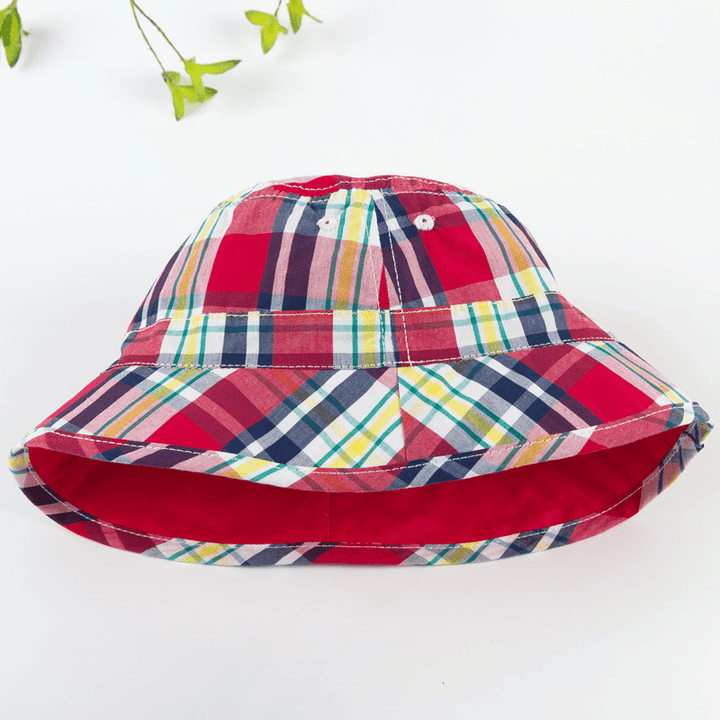 Children Wear Basin Hat on Both Sides