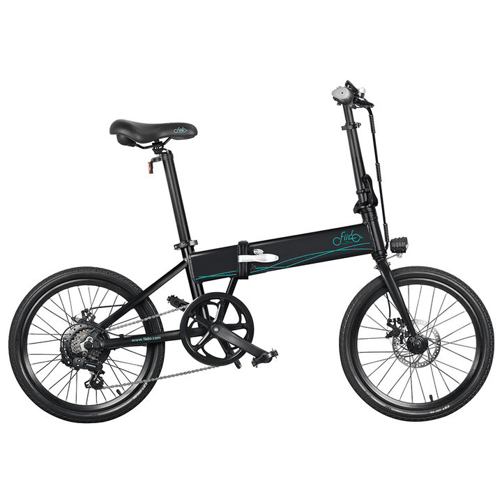 [US Direct] FIIDO D4S 10.4Ah 36V 250W 20 Inches Folding Moped Bicycle 25Km/H Top Speed 80KM Mileage Range Electric Bike US Plug - MRSLM