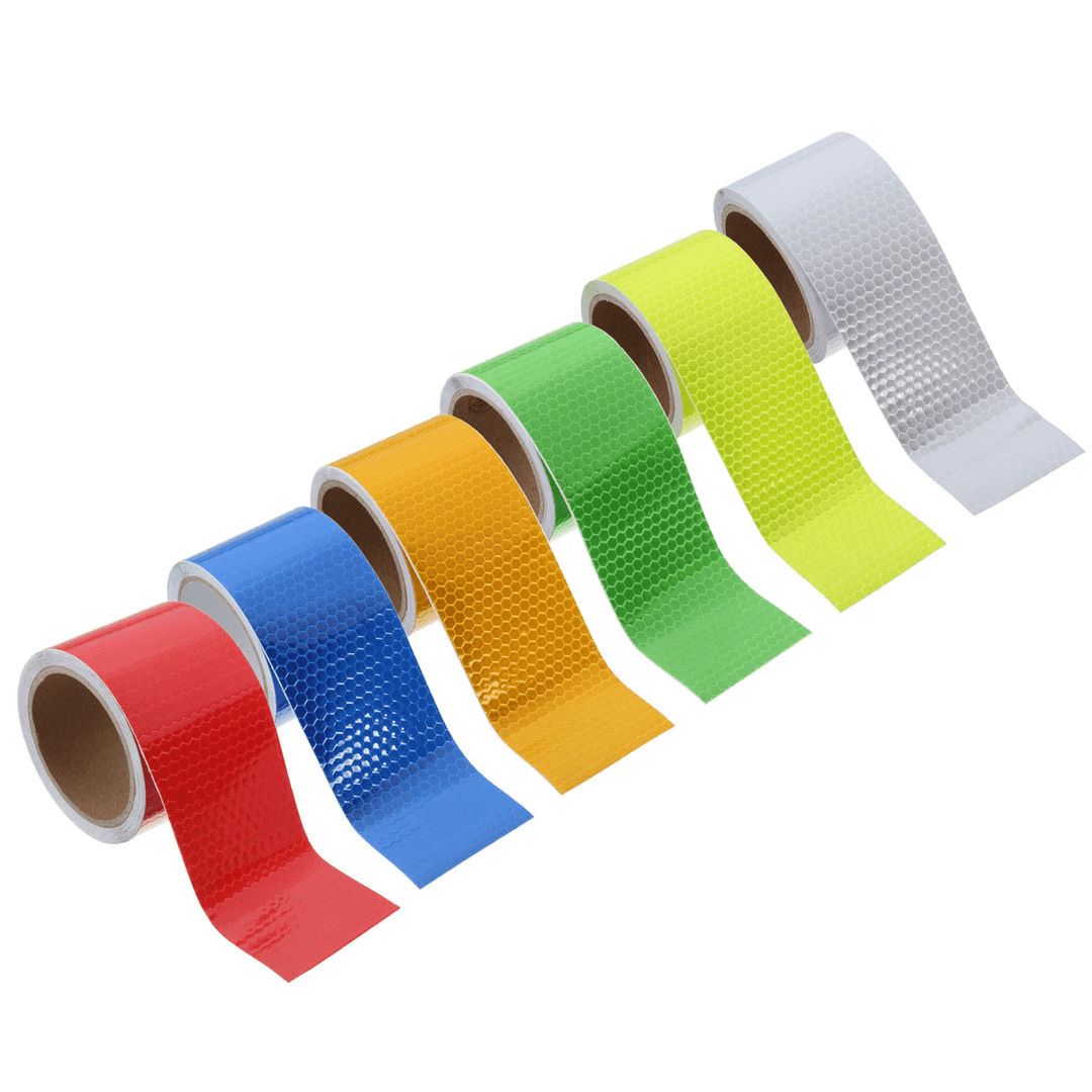 3M Long Safety Caution Reflective Tape Warning Tape Sticker Self Adhesive Tape 6 Colors