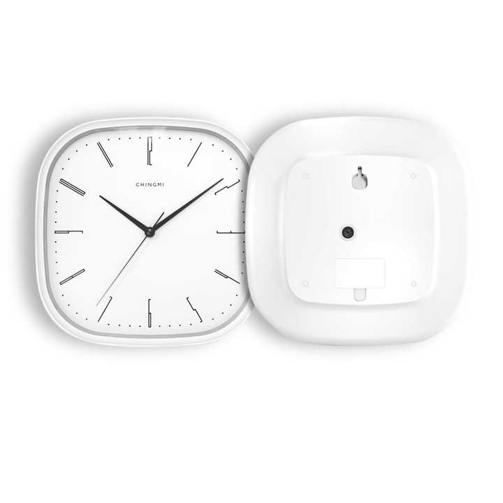 Chingmi Wall Clock Ultra Slient Precise Simple Design Style White Clock Home Decor from Xiaomi Youpin