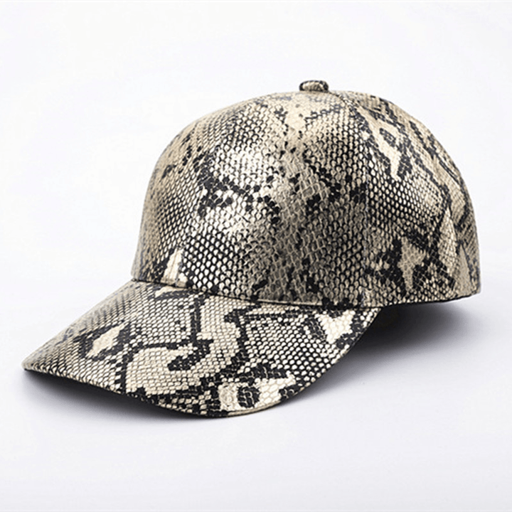 Fashionable New Snake Print Baseball Hat