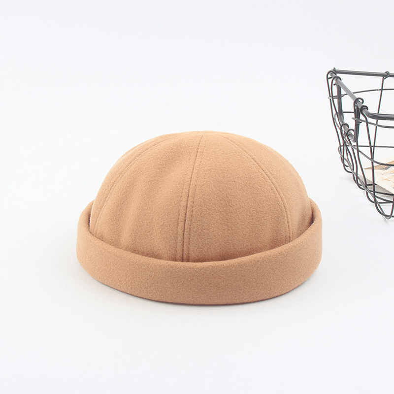 Plain Woolen Landlord Hat