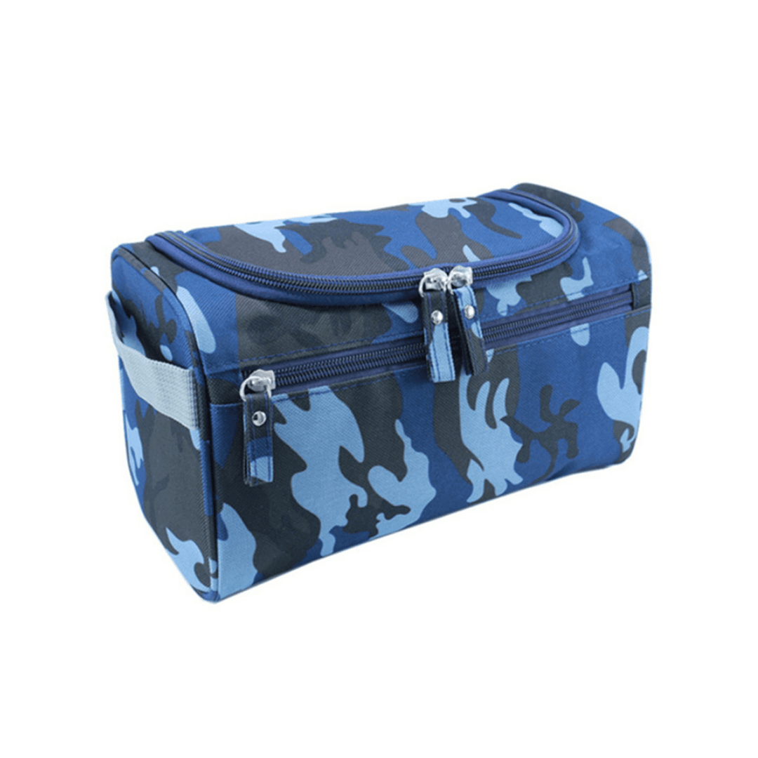 Waterproof Hanging Travel Toiletry Kit Wash Bag Shaving Case 300D Oxford Cloth Cosmetic Bag - MRSLM