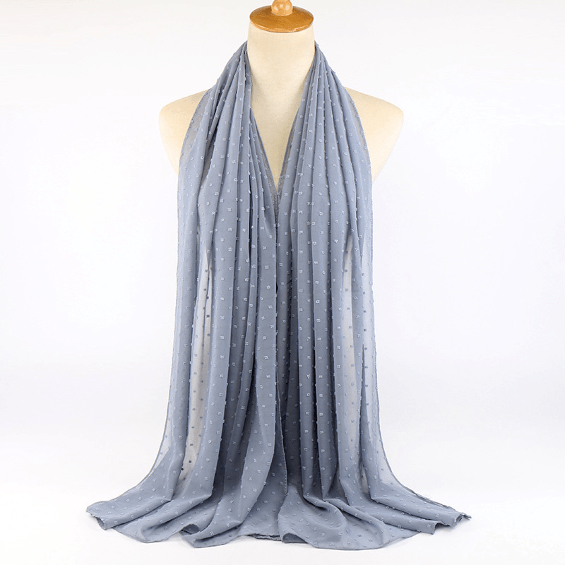 Thick Chiffon Long Scarf