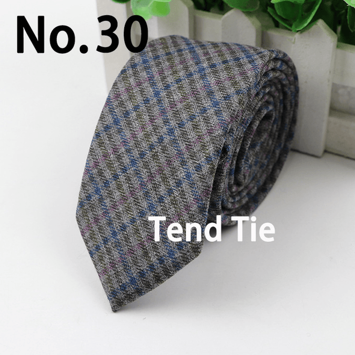 Men'S Tie New Ultra-Narrow Wool Elegant Atmosphere