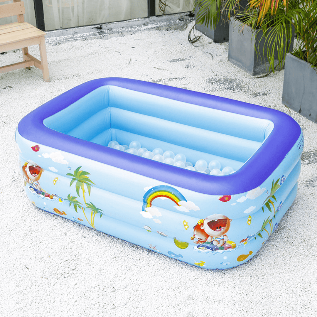 Children Inflatable Swimming Pool Bathing Tub Baby Toddler Paddling Kids for Children Swimming Supplies