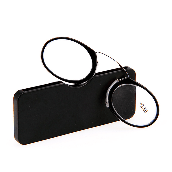 Mini Ultralight Clip Nose Reading Glasses - Portable and Convenient for Men and Women