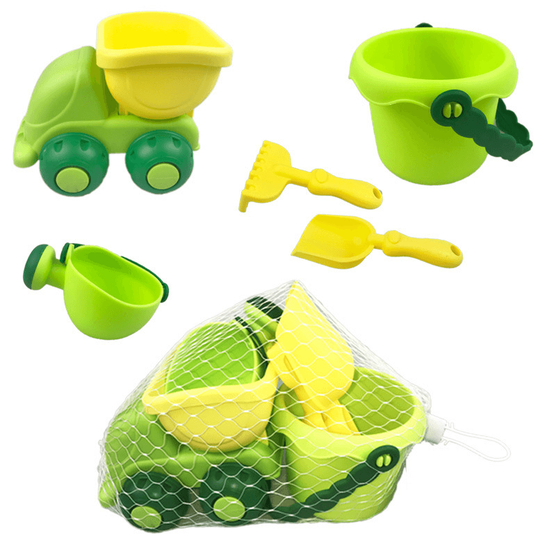 New Summer Beach Cartoon Soft Rubber Toys for Children Outdoor Playing in Water Toy Set