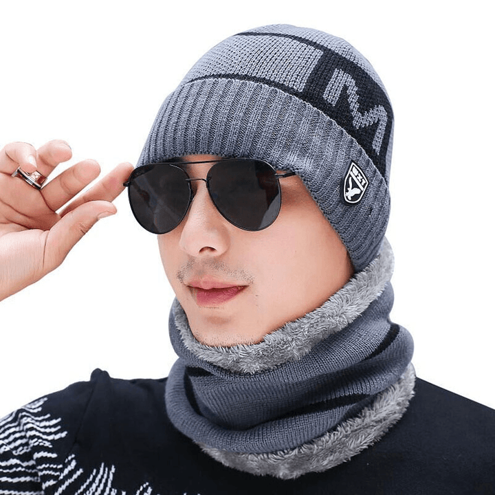 Fashion Simple Men'S Wool Knitted Hat