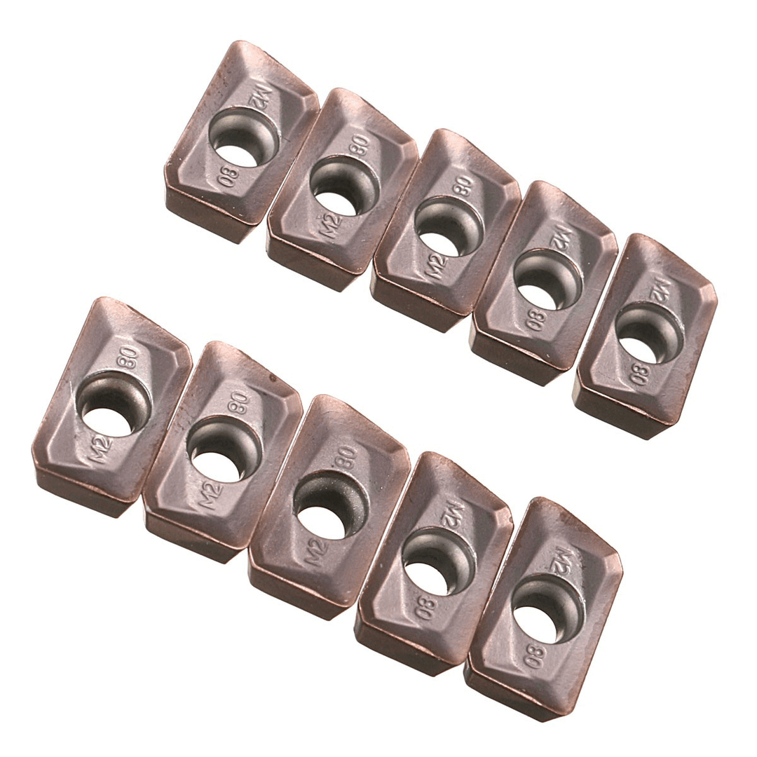 Drillpro 10Pcs APMT1135PDER-M2 VP15TF Milling Carbide Insert for BAP300R Turning Tool