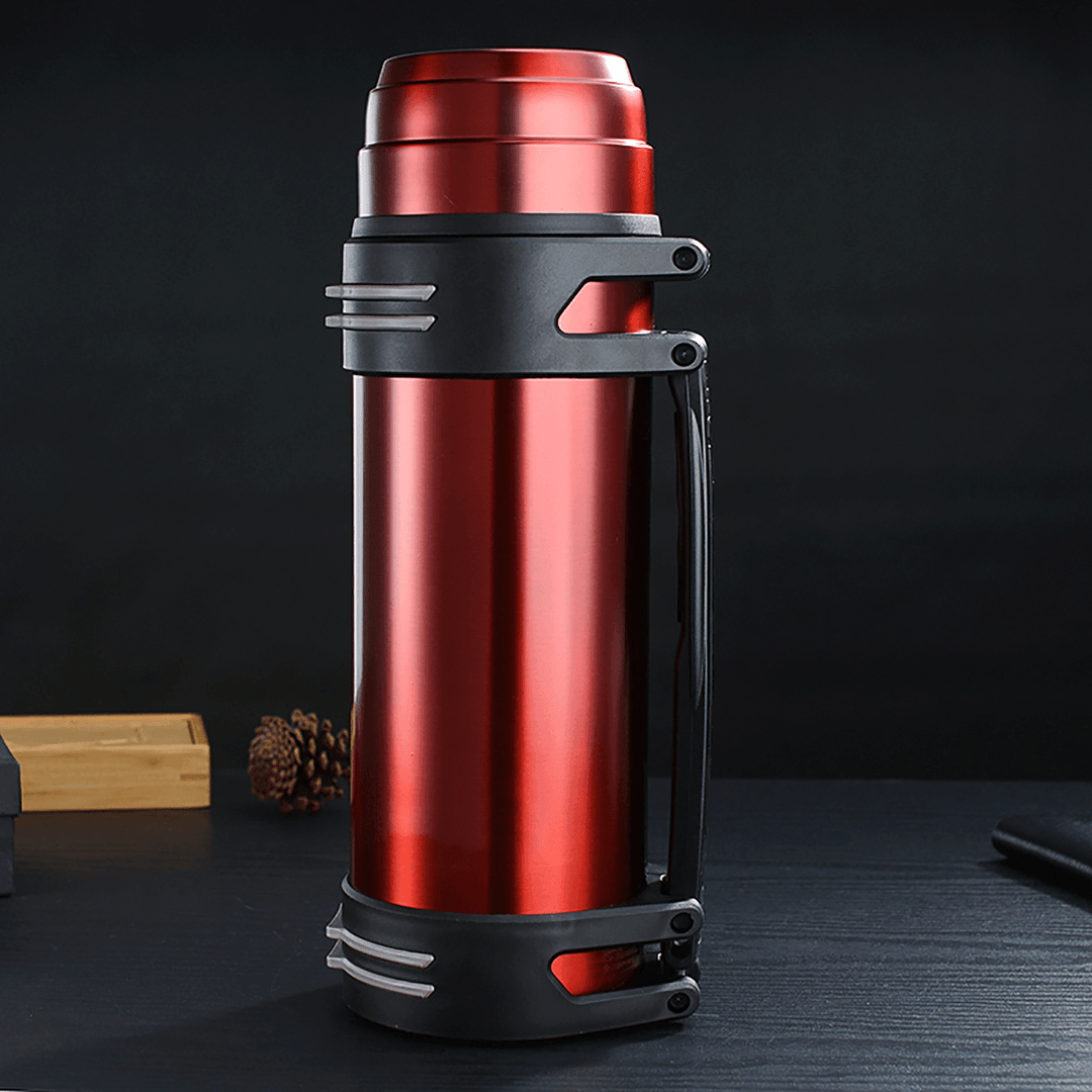 1.2/1.5/2.0L Vacuum Flask Insulated Cup 304 Stainless Steel Coffee Tea Water Bottle for Camping Travel Sport Office - MRSLM