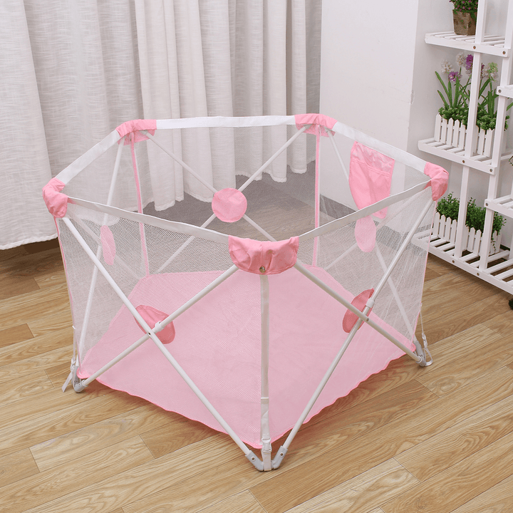 110*72*73 Cm Children Playpen Safety Fence Baby Playpen Fence Safety Barrier for 0-6Y Kids Children Playpen Newborns Game Playpen Tent for Infants Decorations