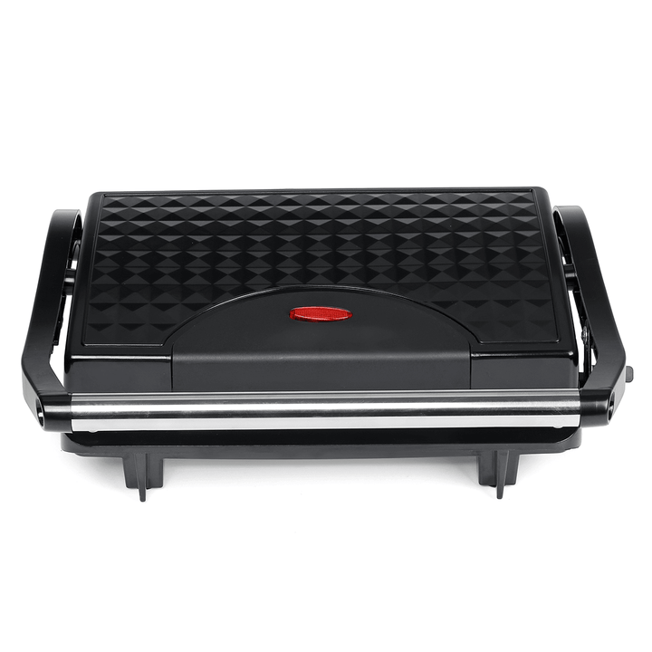 1000W Multi-Function BBQ Grilled Steak Machine LED Indicator Durable Breakfast Machine Double Heating Grilling Machine