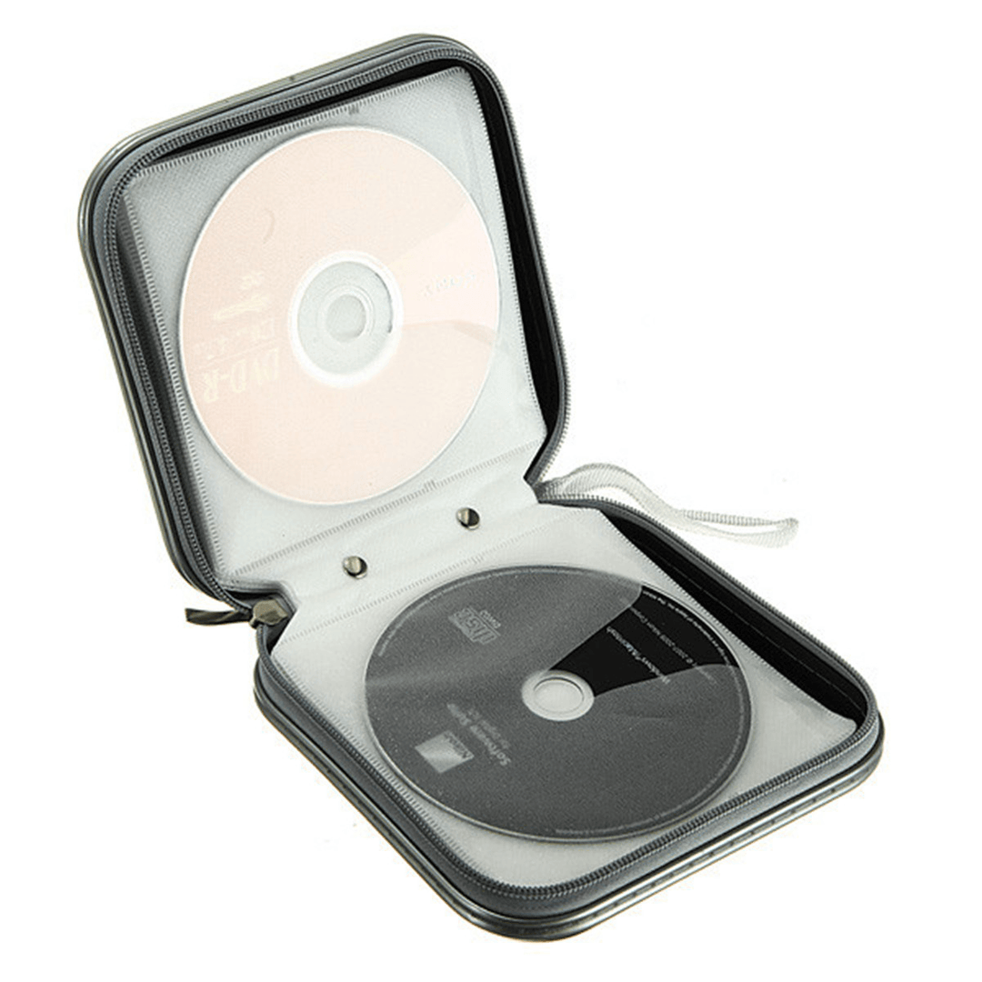 40 Disc CD DVD Double-Side Storage Case Organizer Holder Hard Wallet Album CD Storage Bag