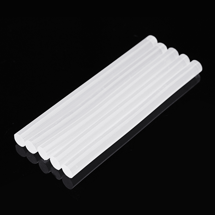 100Pcs 7Mm X 100Mm White Transparent Hot Melt Gule Sticks DIY Craft Modeling Repair Adhesive