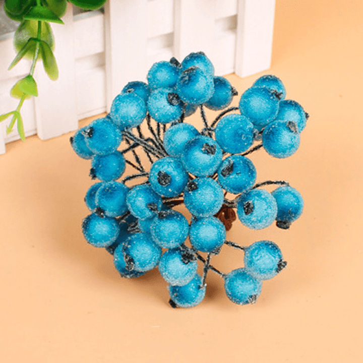 20Pcs Artificial Simulation Foam Berry Pomegranate Fruit Bouquet Garlan Wedding Party Decoration