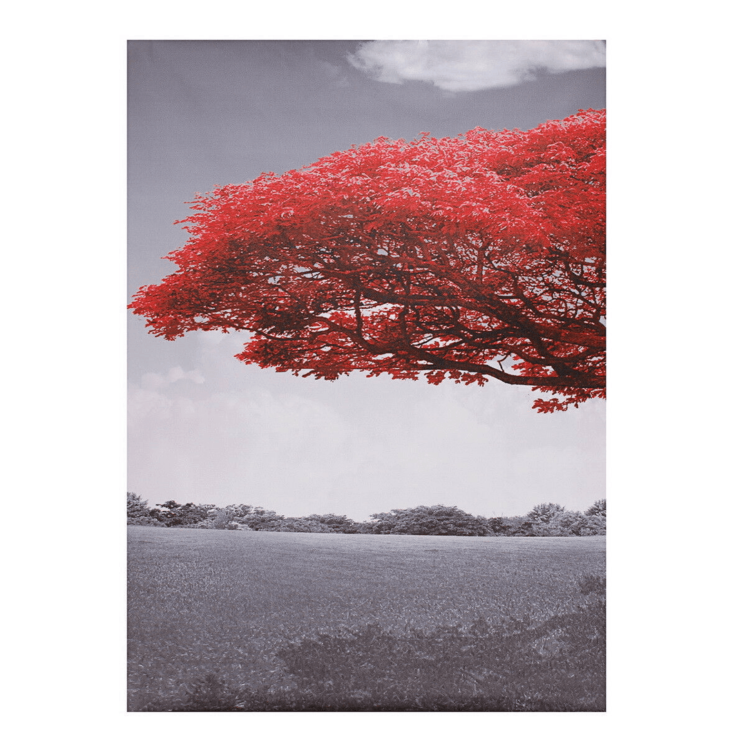 3Pcs Large Red Tree Canvas Print Art Paintings Picture Modern Home Decor