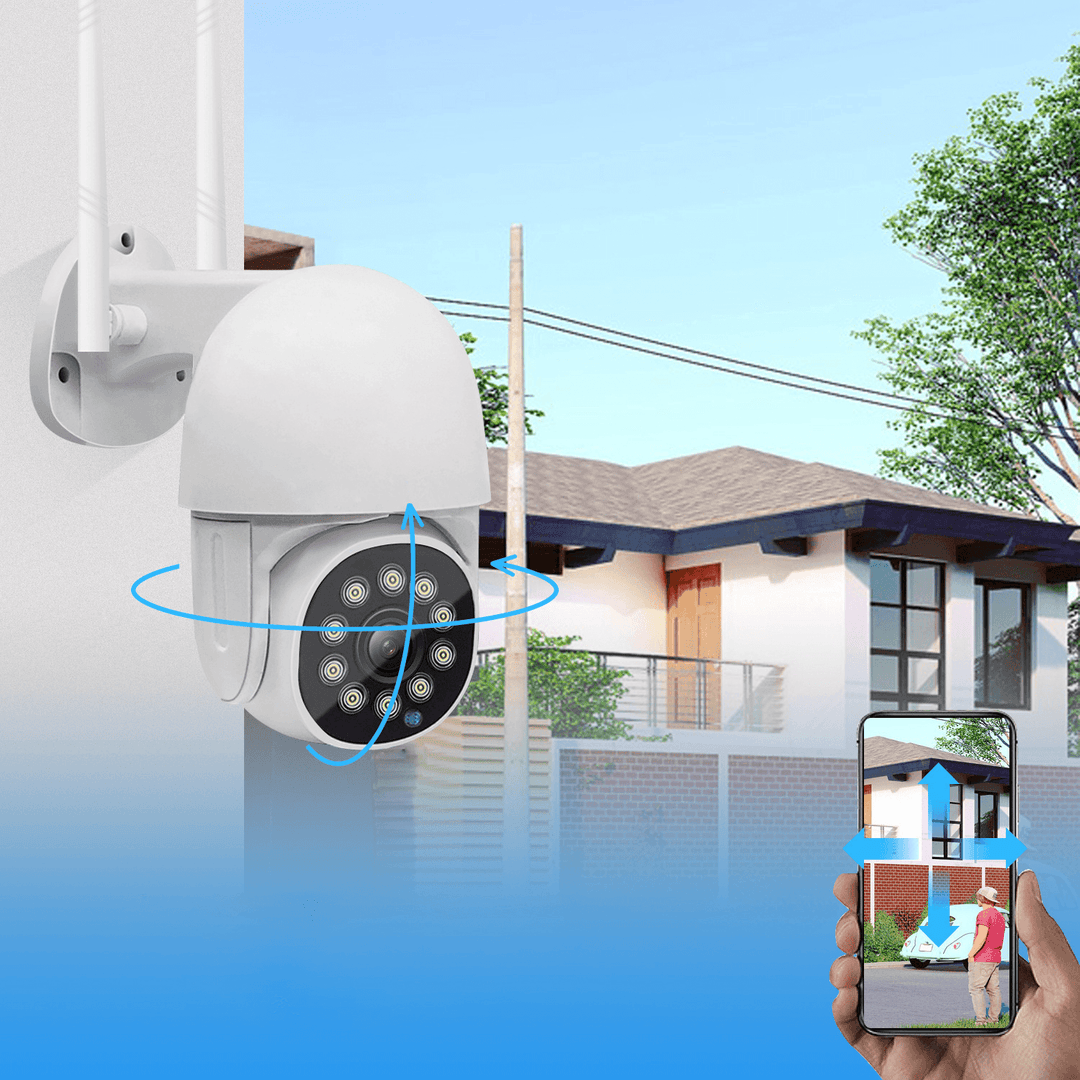 XIAOVV 1080P HD Wireless Outdoor Security Camera Night Vision Voice Monitor Outdoor Ball Machine Waterproof Motion Detecting Camera