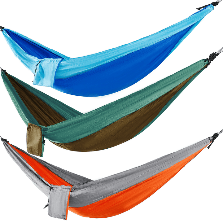 Ipree¬Æ Double Person Hammock Nylon Swing Hanging Bed Outdoor Camping Travel Max Load 300Kg